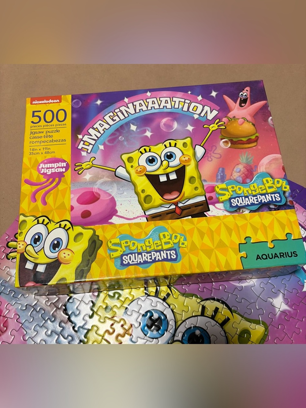 SpongeBob SquarePants 500-Piece Jigsaw Puzzle